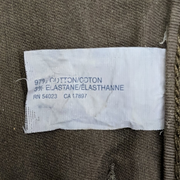 NWT GAP Zipper Stretch Miniskirt in Olive Green - Picture 7 of 7